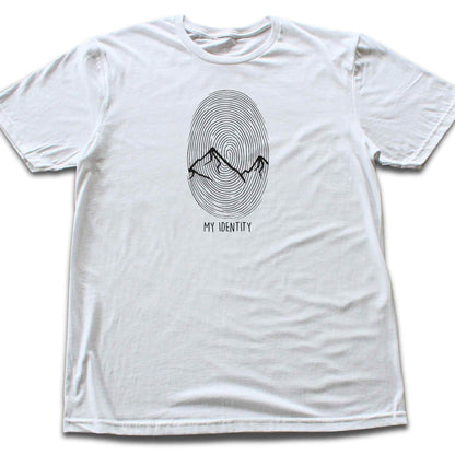 Mountain Finger Print T-shirt
