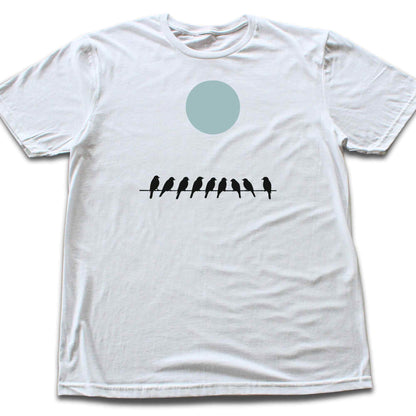 Birds On Power Line T-shirt