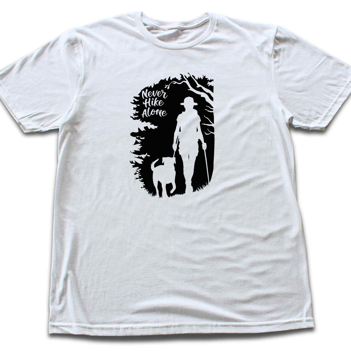 Never Hike Alone Deep Forest T-shirt