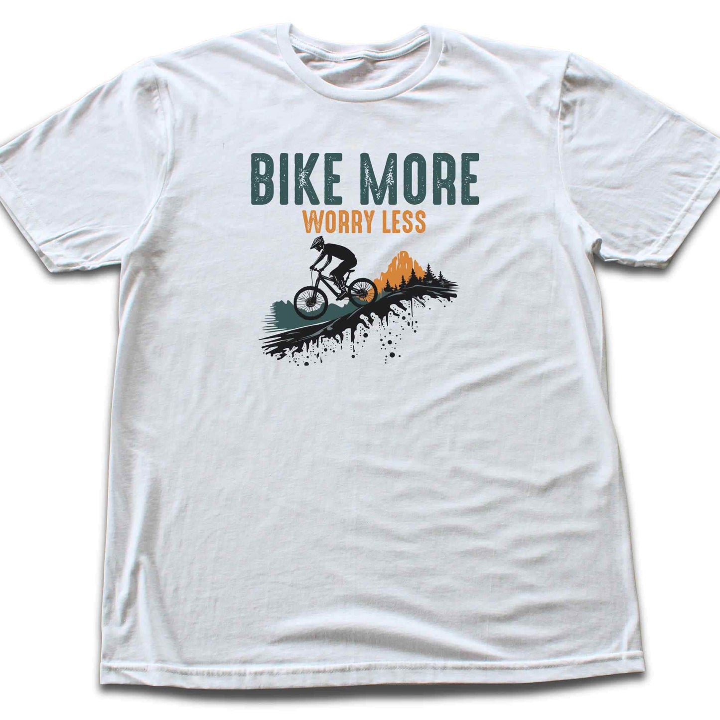 Bike More Worry Less T-shirt