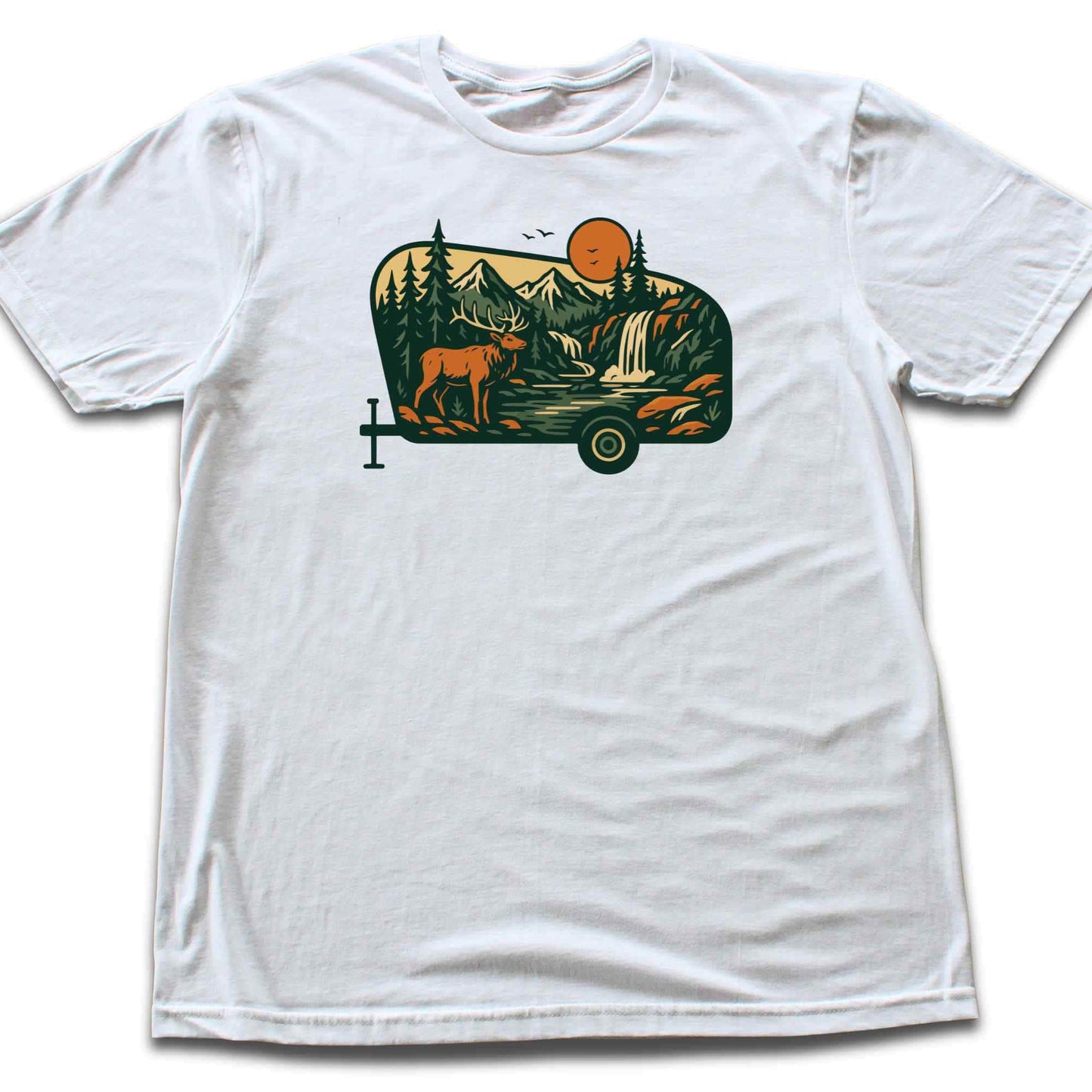 Caravan Deer Landscape T-shirt