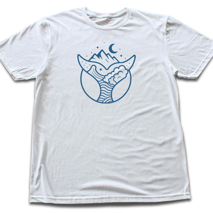 Minimalist Whale Tale Landscape T-shirt