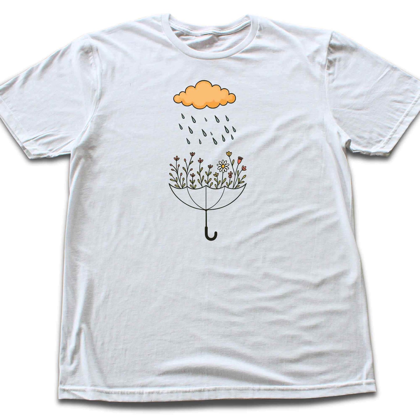 Umbrella Flowers Landscape T-shirt