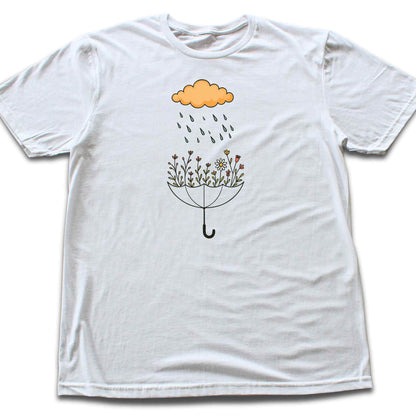 Umbrella Flowers Landscape T-shirt