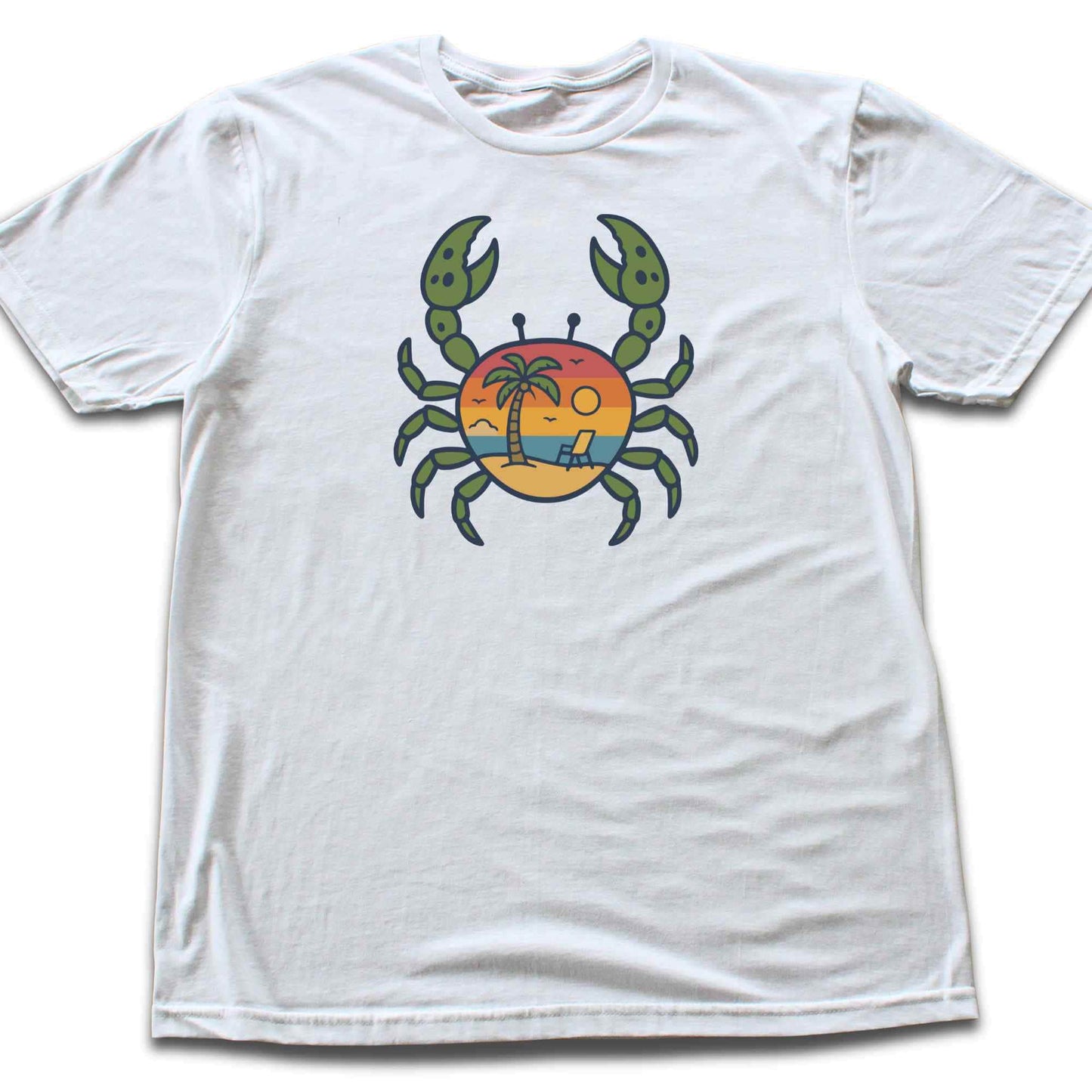 Crab Beach Landscape T-shirt