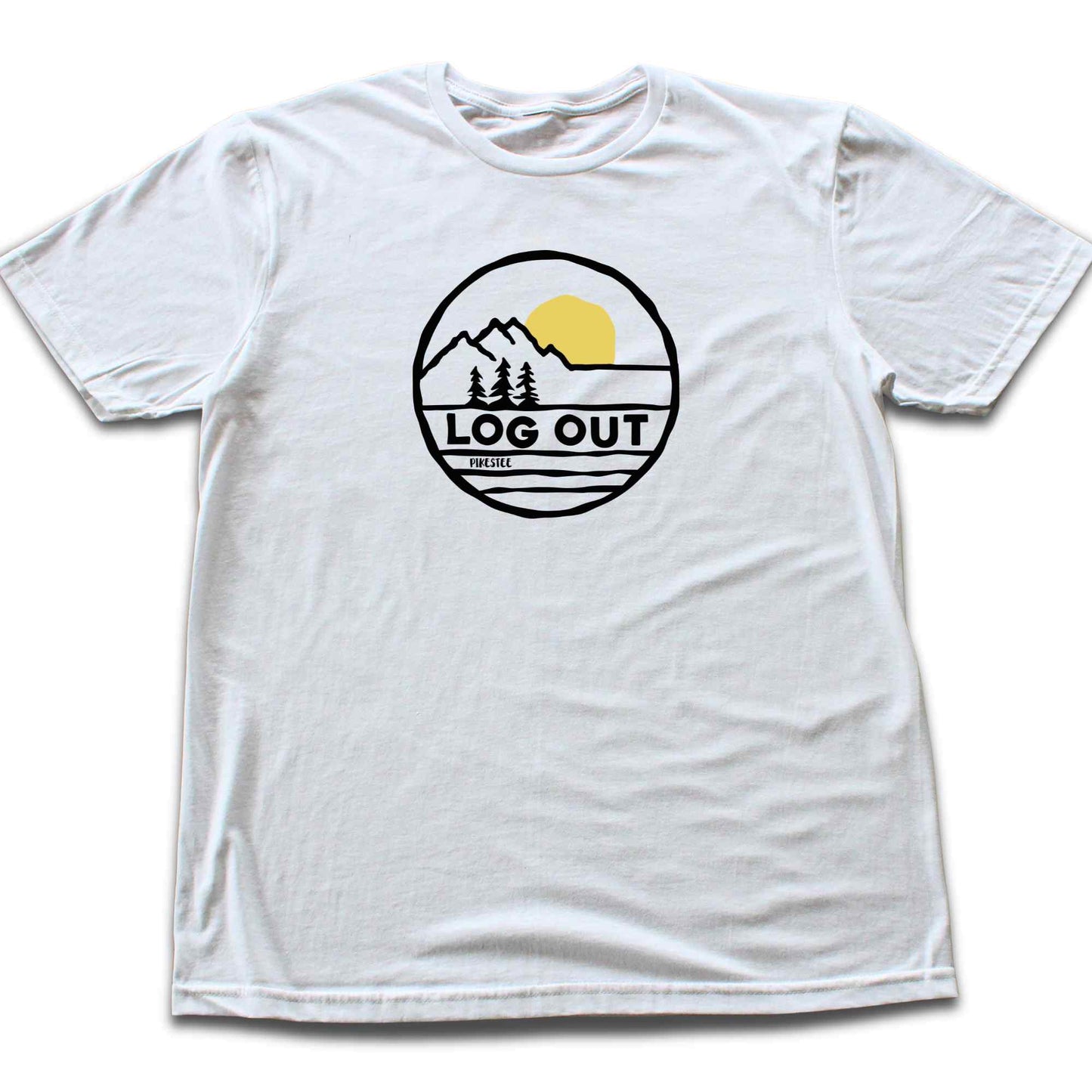 Log Out Pikestee T-shirt