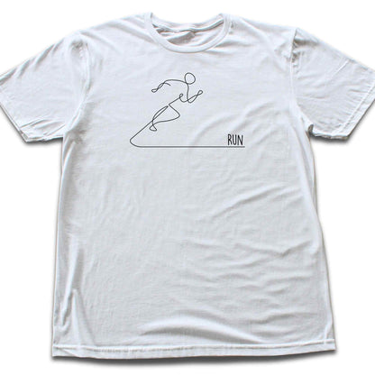 Run Line Art T-shirt