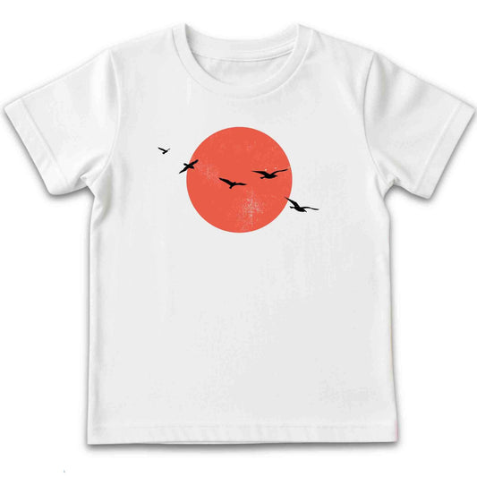 Sunset Birds Kids T-Shirt