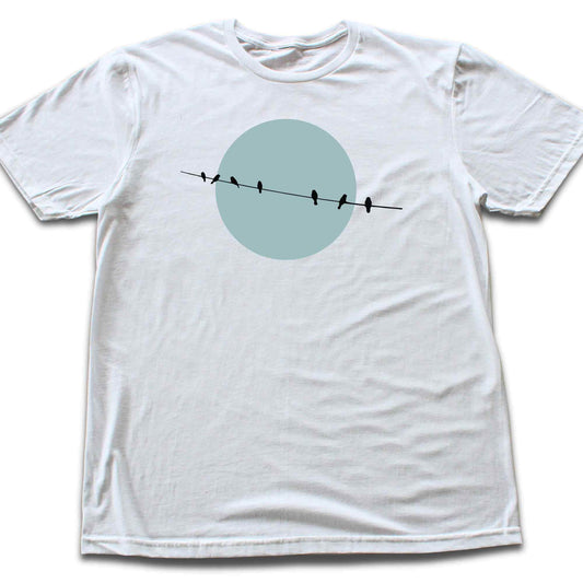 Bird Line and Sun T-shirt