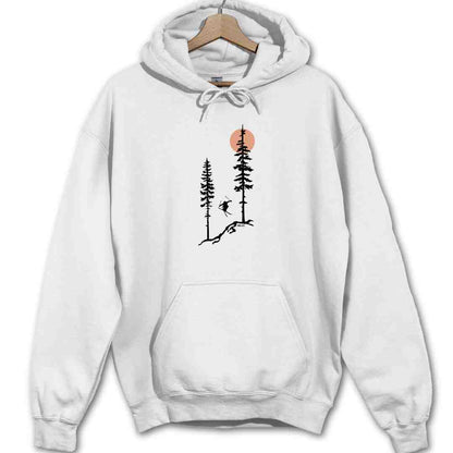Ski Jump Trees Hoodie