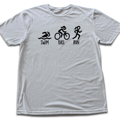 Swim, Bike, Run Bold T-shirt