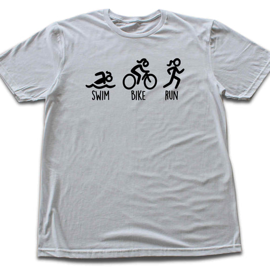 Swim, Bike, Run Bold T-shirt