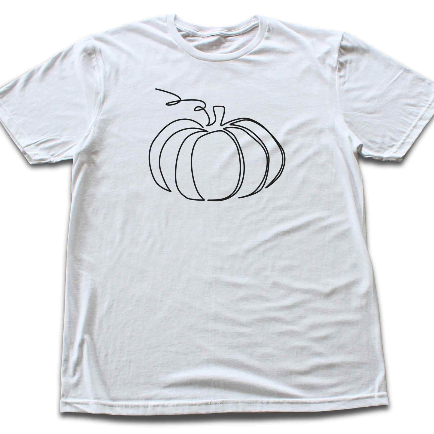 Pumpkin Line Art T-shirt
