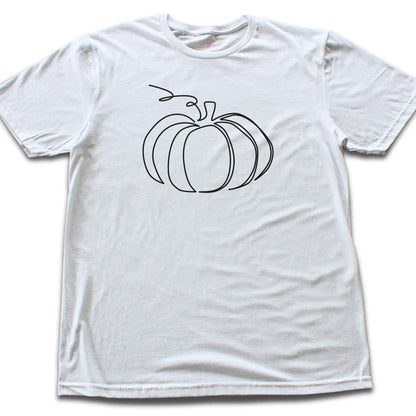 Pumpkin Line Art T-shirt