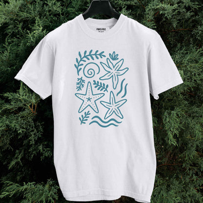 Floral Ocean Elements T-shirt