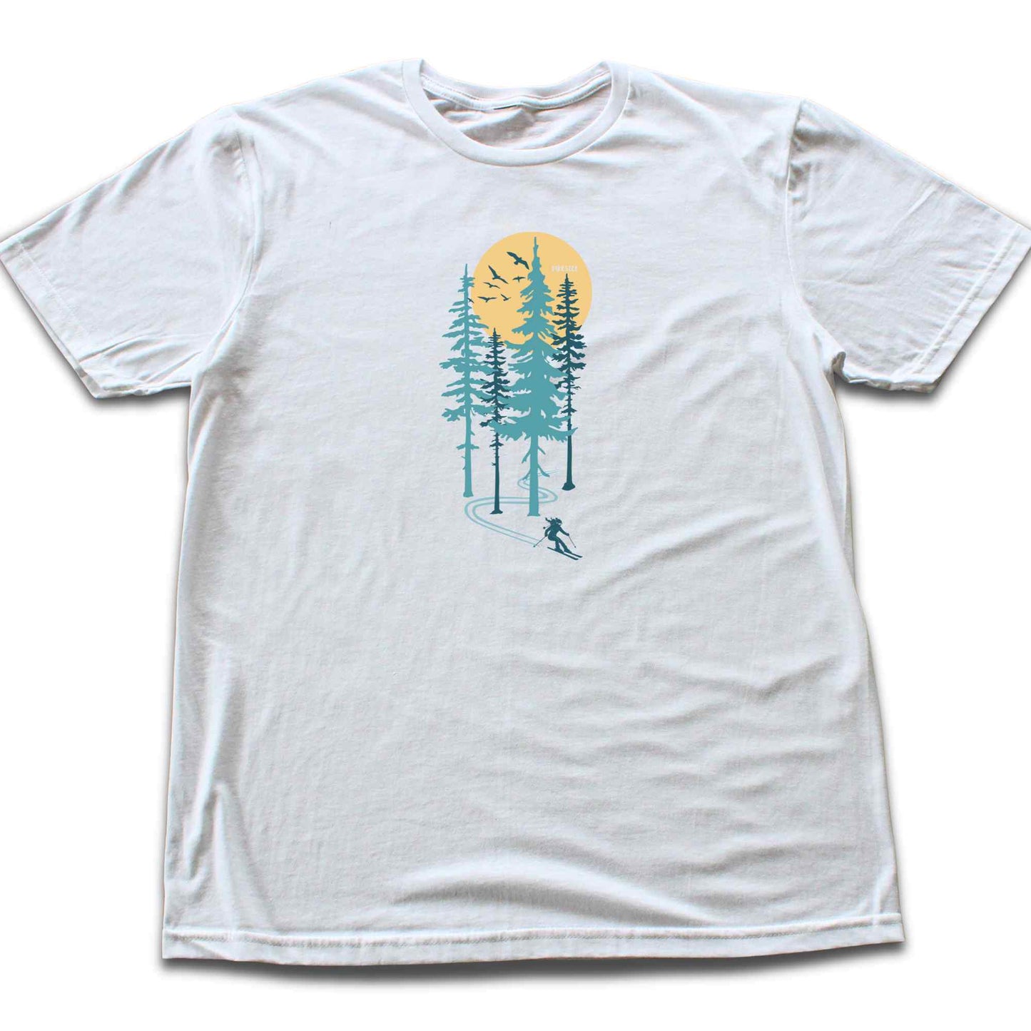 Ski Girl Freeride Forest T-shirt