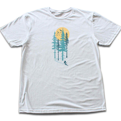 Ski Girl Freeride Forest T-shirt