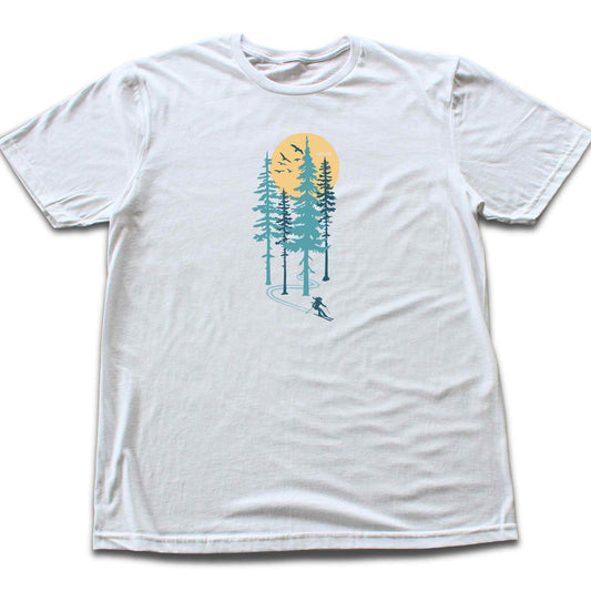 Ski Girl Freeride Forest T-shirt