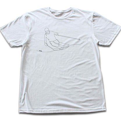 Ski Slide Line Art T-shirt