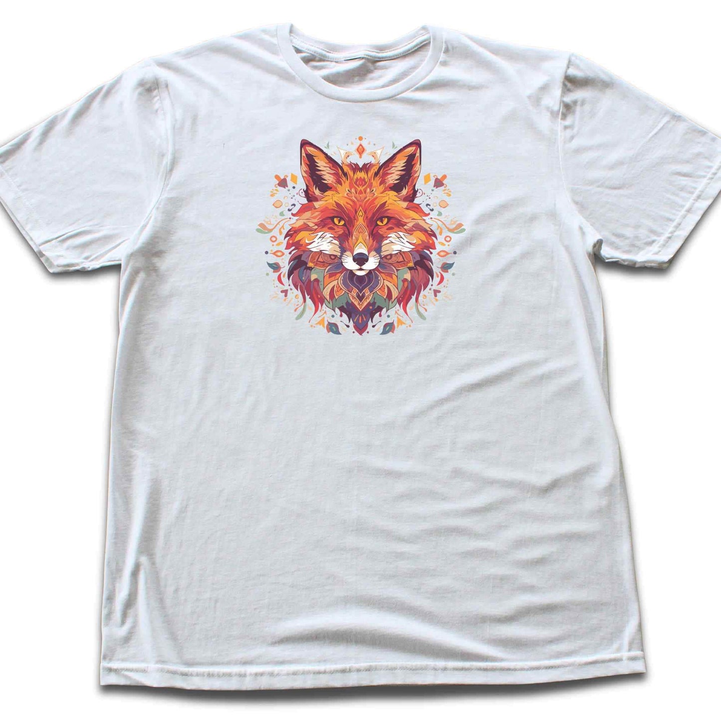 Colorfull fox Mandala Graphic T-shirt