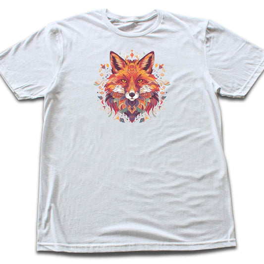 Colorfull fox Mandala Graphic T-shirt
