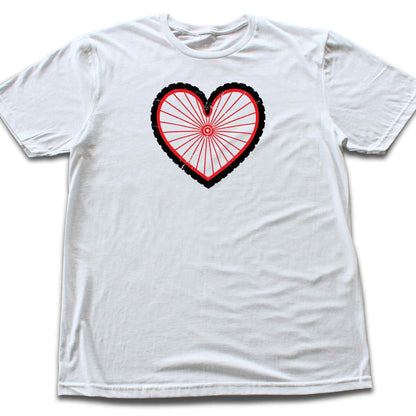 Bike Wheel Heart T-shirt