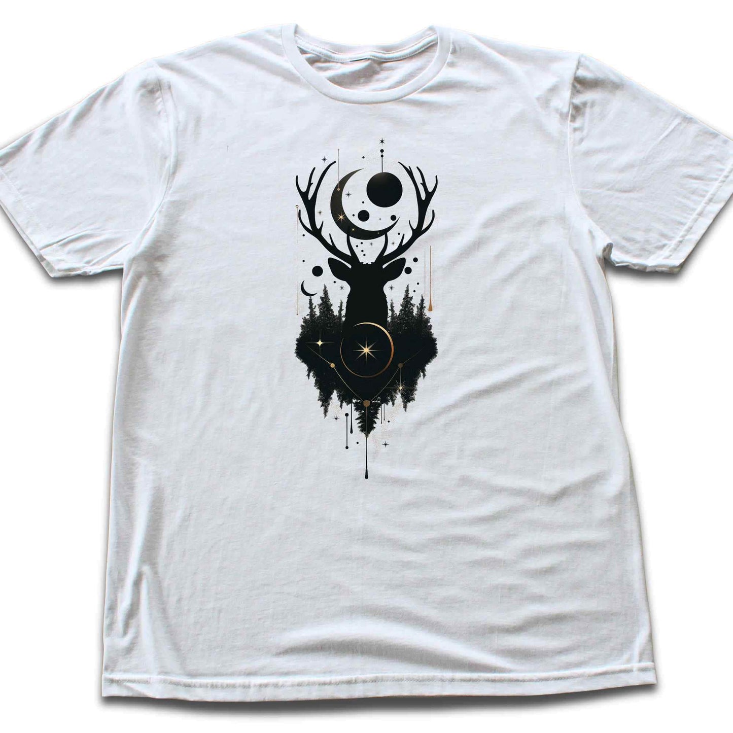 Black Deer Silhouette T-shirt