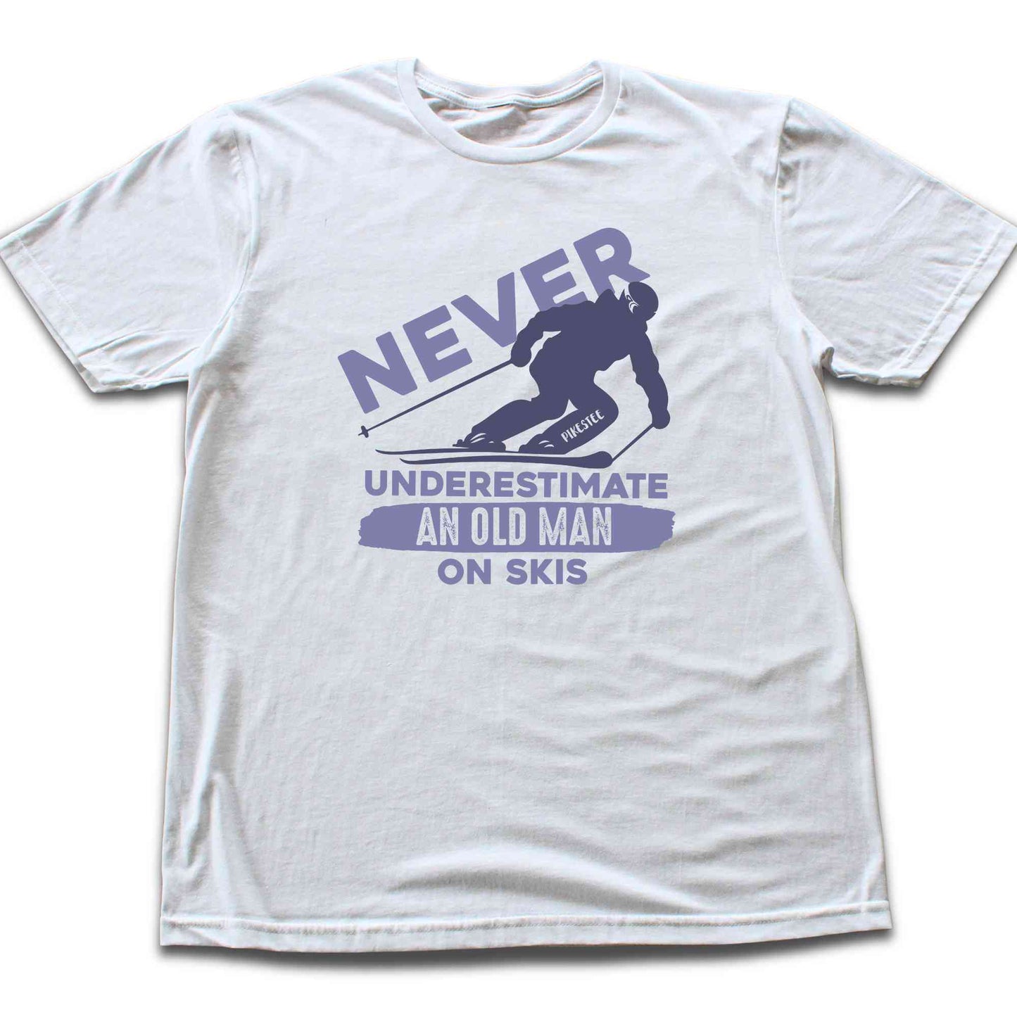 Old Man On Skis T-shirt