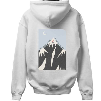 Learning To Climb Back-Print Hoodie