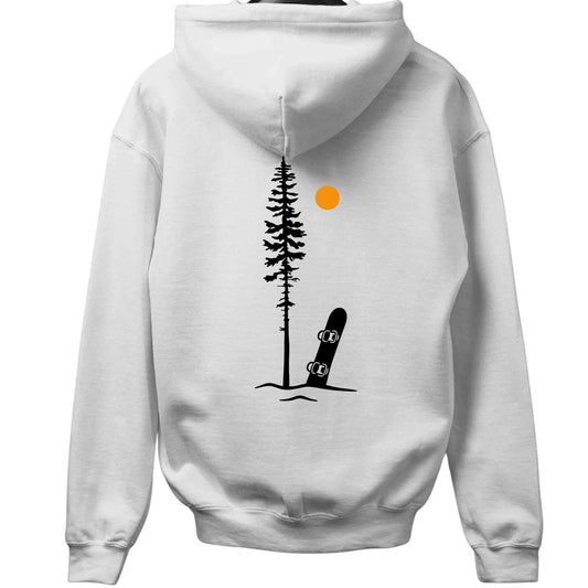 Best Snowboard Spot Back-Print Hoodie