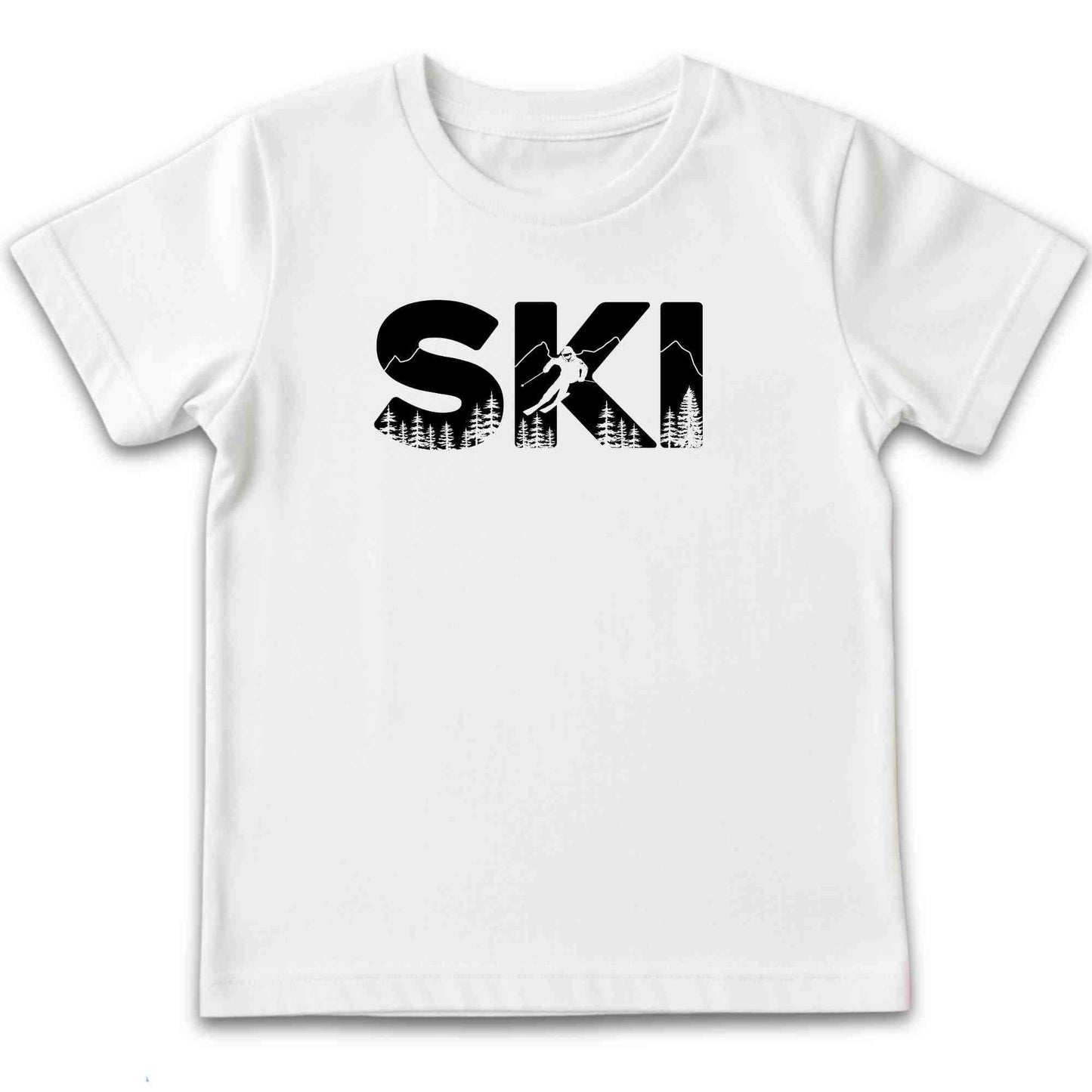 Ski Typo Kids T-Shirt