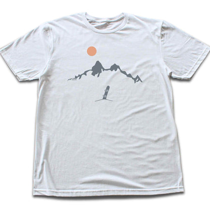 Snowboard Mountain Landscape T-shirt