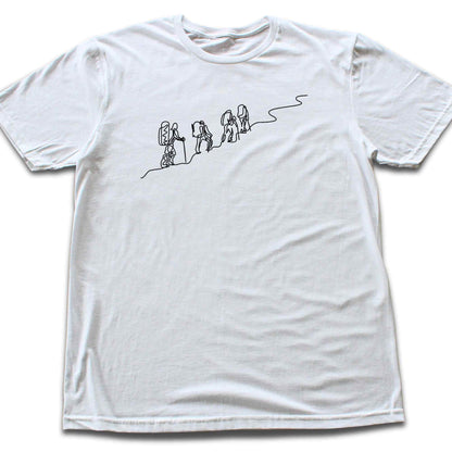 Line Art: Walking to the Top T-shirt