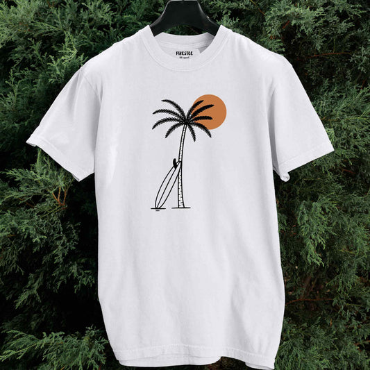 Palm Tree and Surf T-shirt