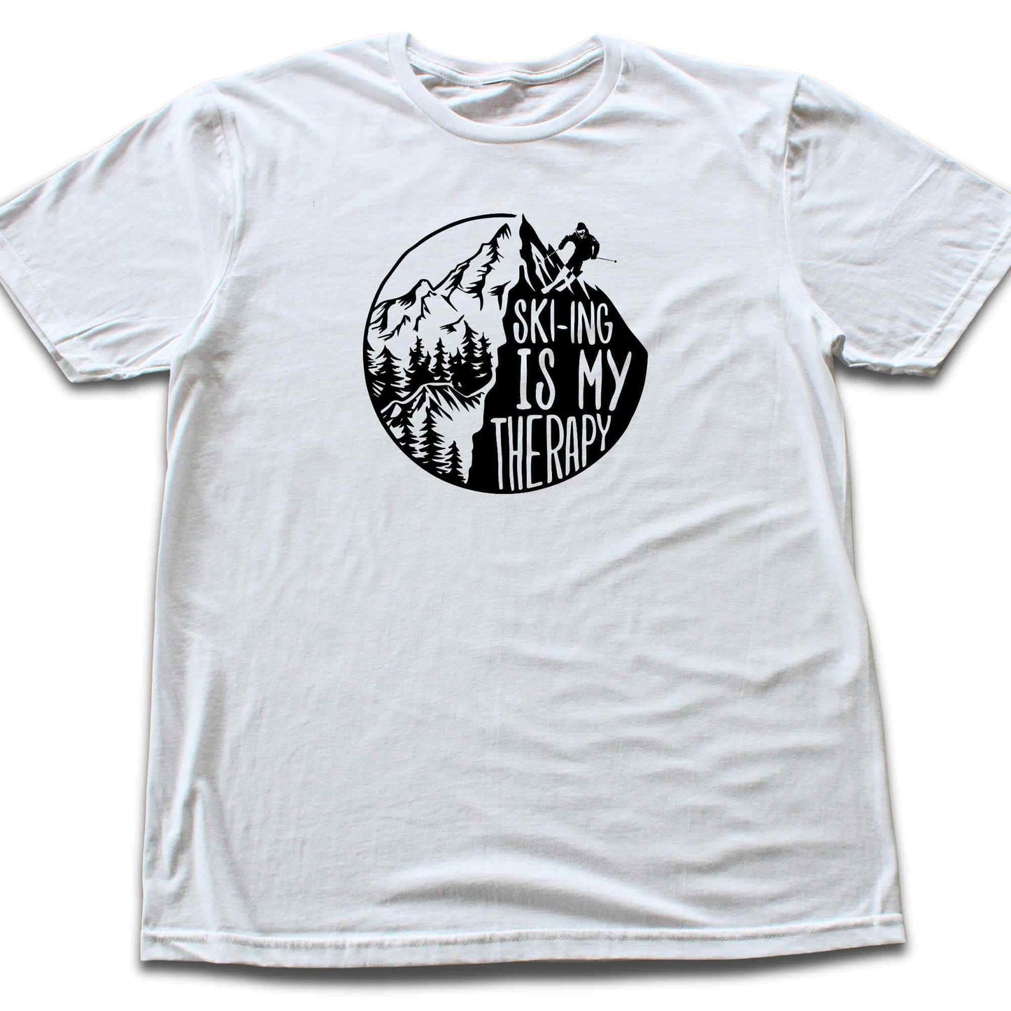 Skiing Is My Therapy T-shirt