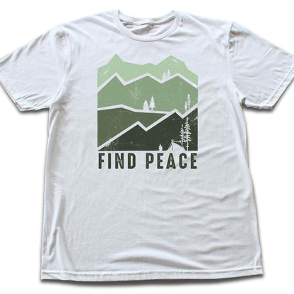 Find Peace Mountains T-shirt