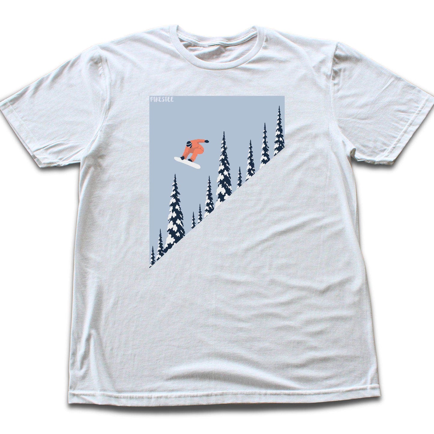 Snowboard Over Trees T-shirt