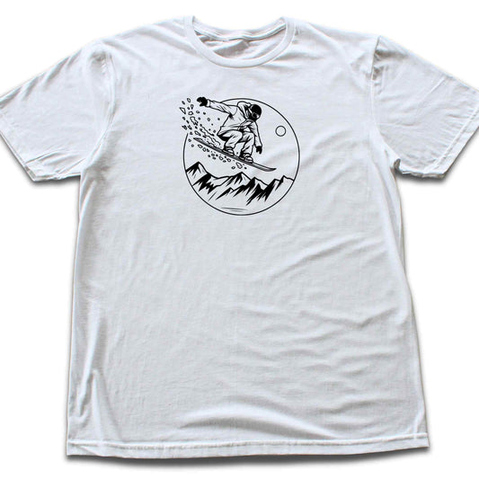 Snowboarder Round T-shirt