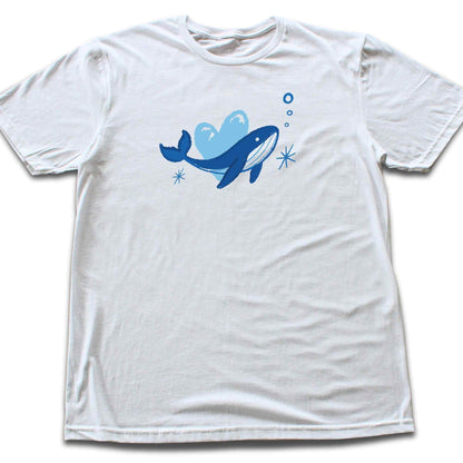 Blue Whale Heart T-shirt