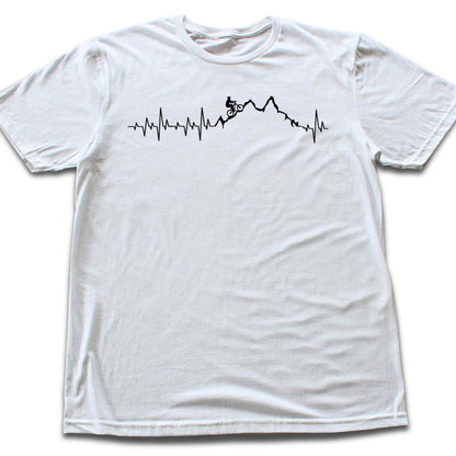 Mountain Biker Heart Beat T-shirt