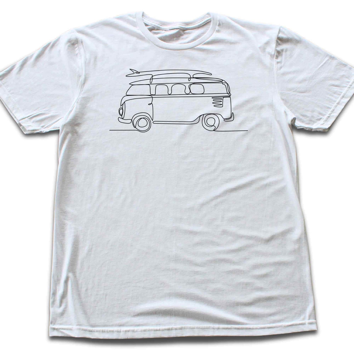 Surf Van Line Art T-shirt