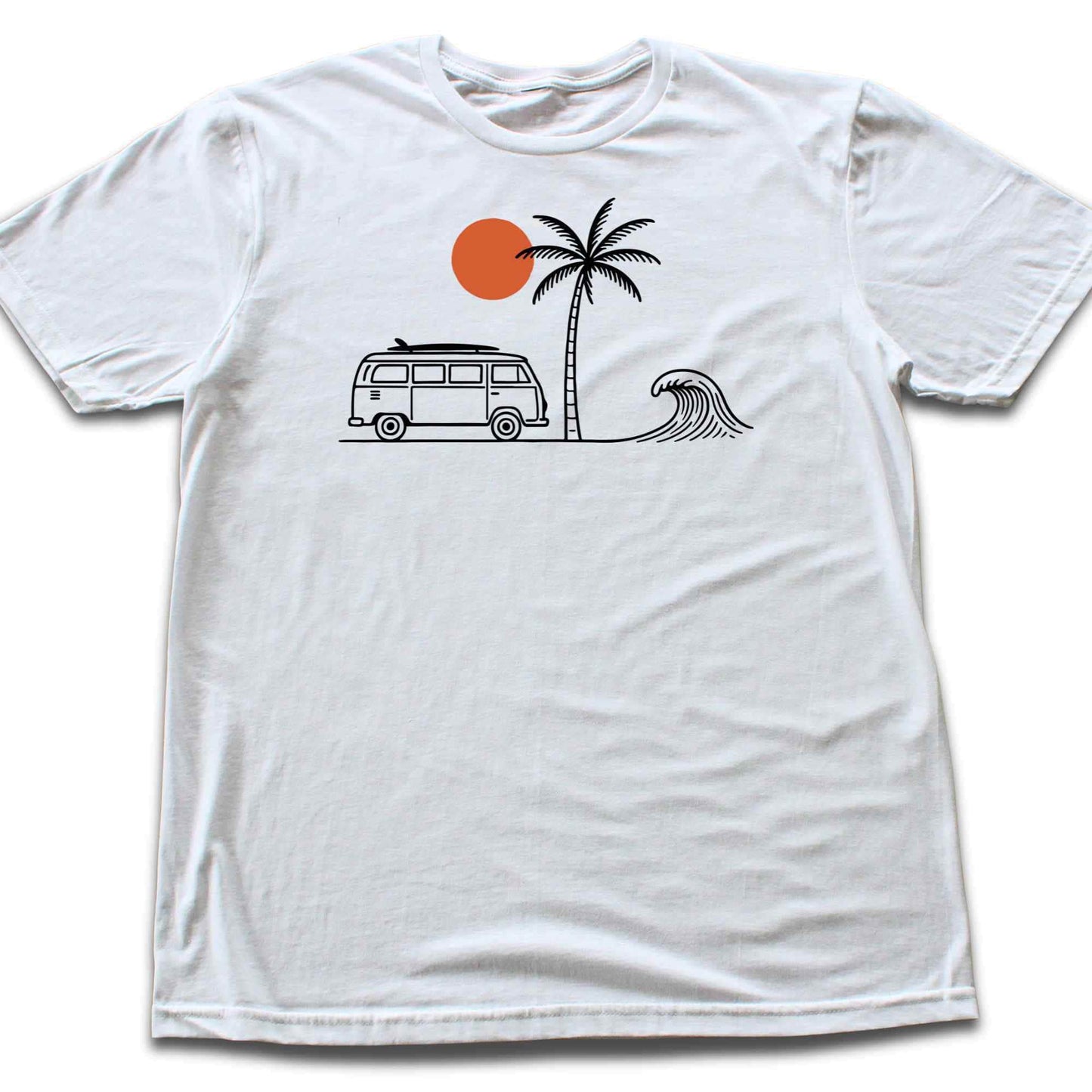 Surf Van And Wave T-shirt