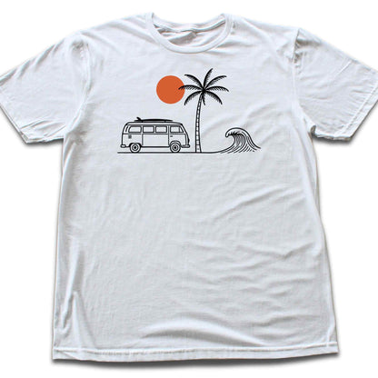 Surf Van And Wave T-shirt