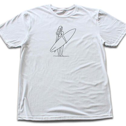 Surf Girl Minimalist T-shirt