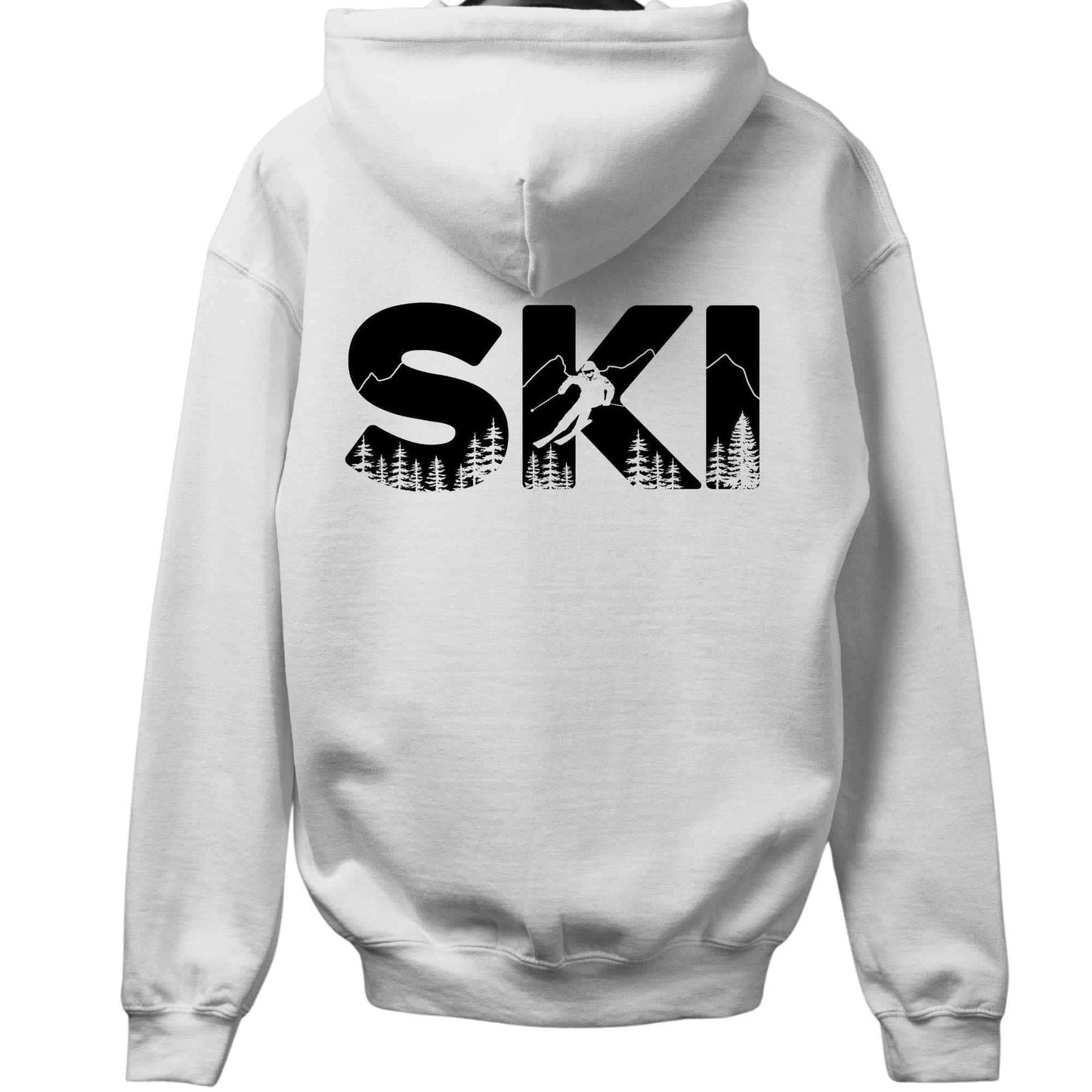 Ski Typo Back-Print Hoodie