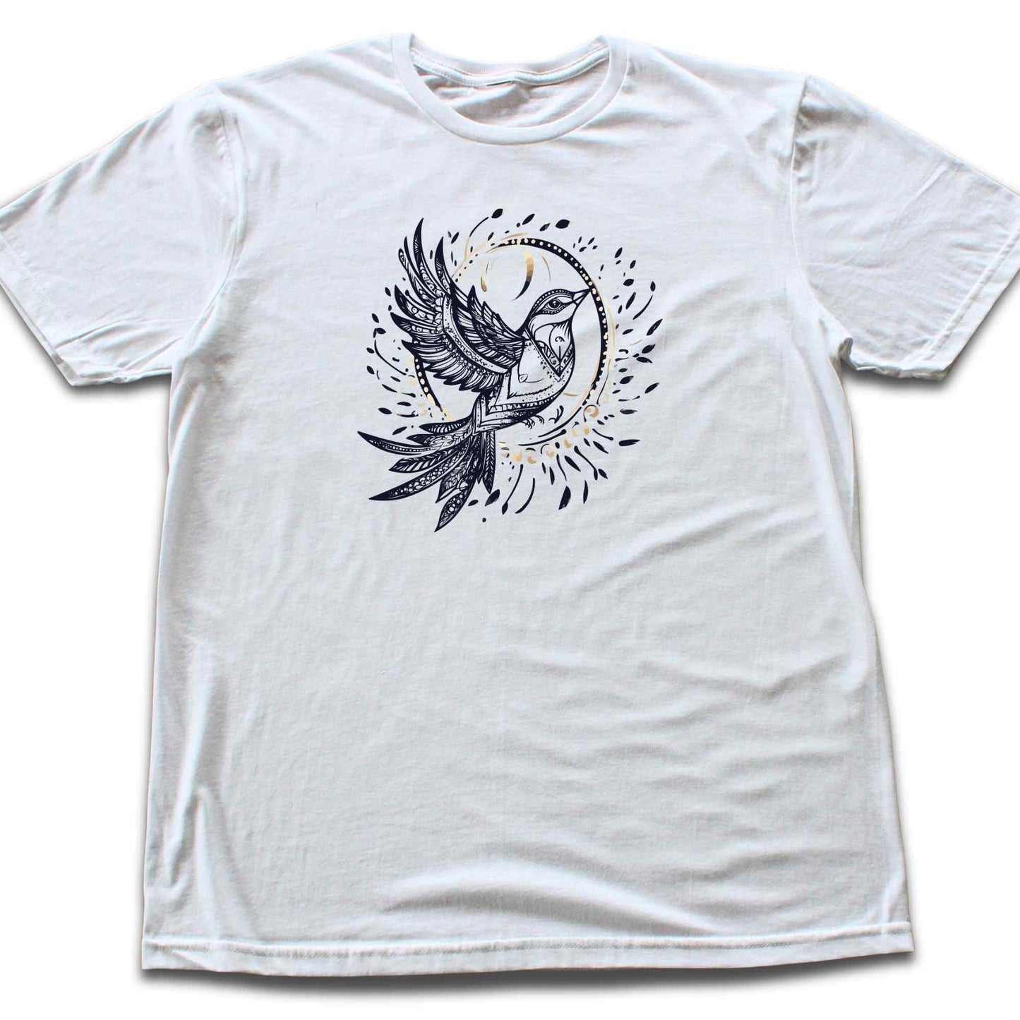 Floral Bird Mandala T-shirt