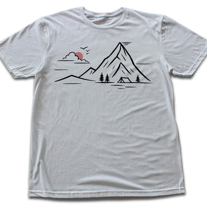 Minimalist Mountain Landscape T-shirt