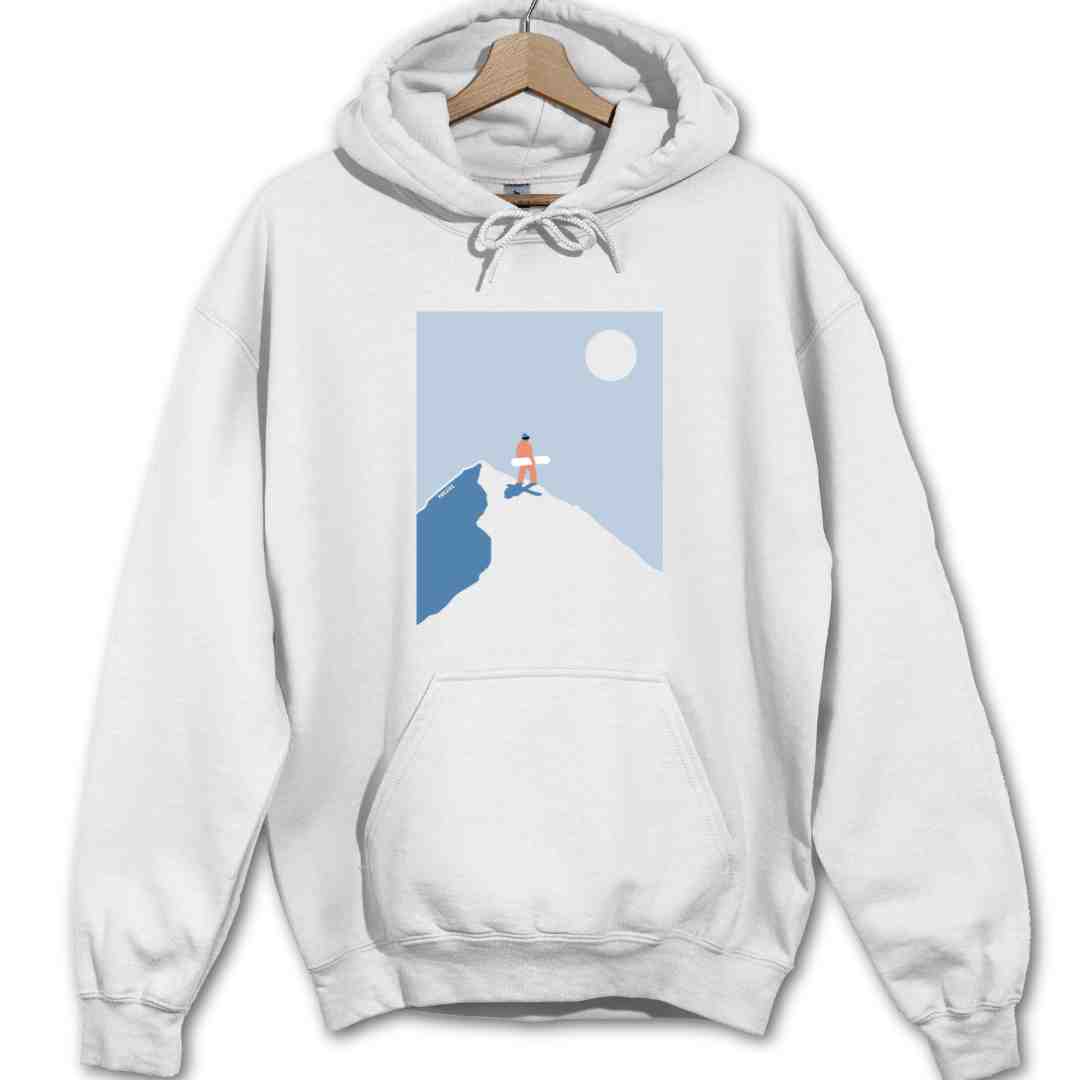 Snowboard On Top Hoodie