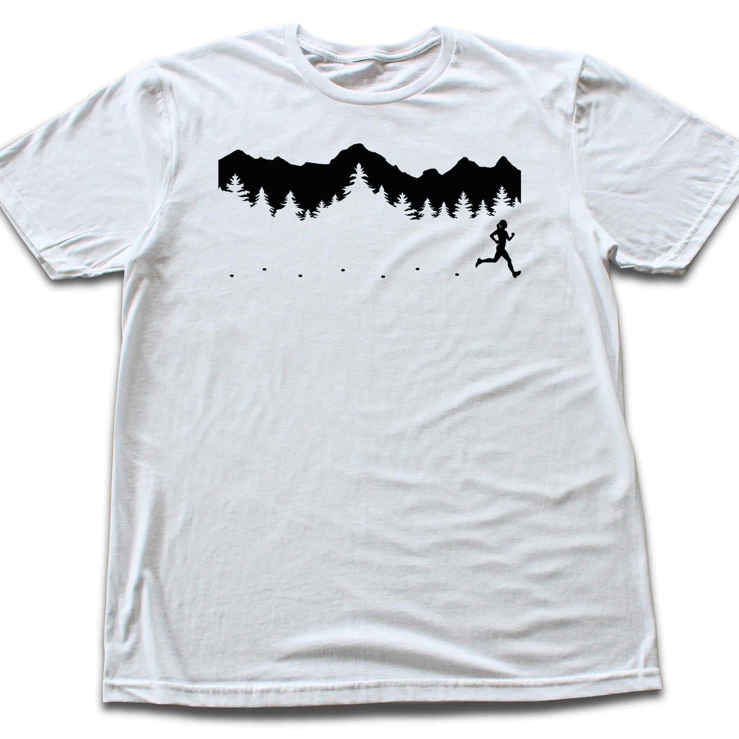 Running Woman In the Nature T-shirt