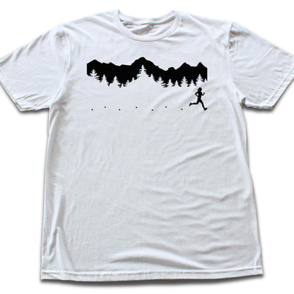 Running Woman In the Nature T-shirt